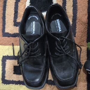 Sonoma Men's Classic Black Oxfords